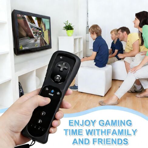 وحدة تحكم عن بعد Wii Remote JKSvrenthy لجهاز Wii/Wii U، وحدة تحكم Wii مع حافظة من السيليكون وحزام المعصم. in Kuwait