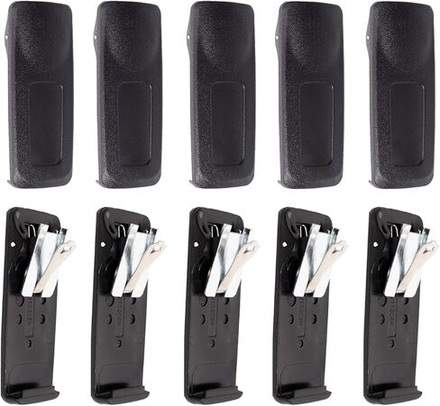 مشبك حزام PMLN4651 متوافق مع راديو Motorola XPR7550 APX6000 XPR6550 XPR3300 XPR3500e XPR3300e XPR3500 مشبك جهاز الاتصال اللاسلكي متوافق مع سلسلة XPR وراديو سلسلة APX، 10 عبوات in Saudi Arabia