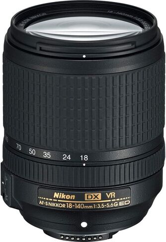 Nikon D5600 DSLR Camera with 18-140mm Lens (1577) + Nikon 70-300mm Lens + 64GB Memory Card + Case + Corel Photo Software + EN-EL14 A Battery + Card Reader + HDMI Cable + Cleaning Set + More in Saudi Arabia