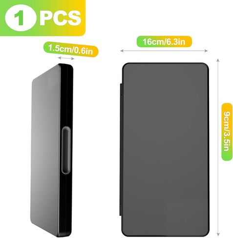 24 Slot Game Card Case Holder Portable Cartridge Storage Box with Micro SD Card Organizer Travel Hard Shell Protective Case Black in Saudi Arabia