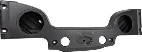 MB Quart Rear Overhead Soundbar Enclosure for 2007-2018 Jeep Wrangler JK, Fits Dual 8" Speakers, OEM Replacement, No Speakers Included in Saudi Arabia