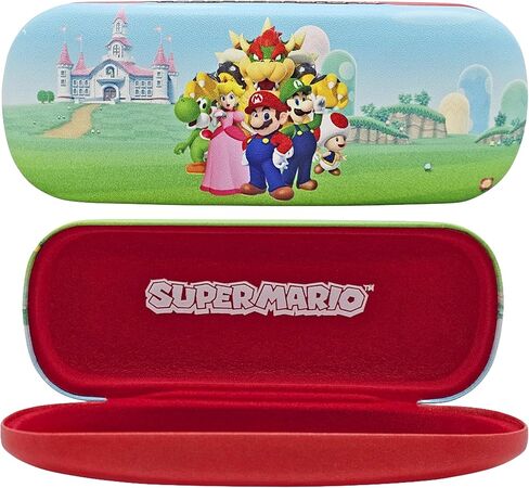 حافظة نظارات صلبة بصرية من ARKAID Super Mario للأطفال | حافظة نظارات نينتندو الواقية مرخصة رسميًا | تصميم الغلاف الصلب | أطفال in Kuwait