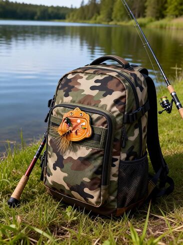 Fly Fishing Accessories Mini Compact Magnetic Fly Holder - Large Surface Fly Holder for Hooks, Nippers & Tools Secure Hold, No Drop (Orange/Blue) in Saudi Arabia