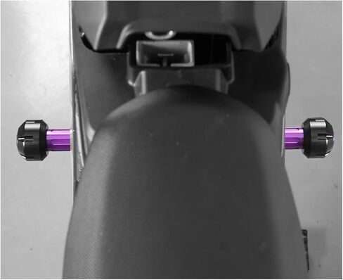 لوحة حماية مضادة للتصادمات بإطار السيارة منزلق لليسار واليمين لـ Surron Light Bee X S L1E 2025 2024 وسادة حماية ضد التصادم (أسود) in Kuwait