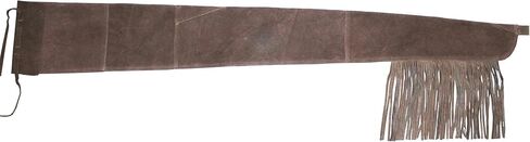 Muzzle-Loaders Blackpowder Leather Gun Sleeve - 53" Fringed Leather Rifle Sleeve - MZ1205 in Saudi Arabia