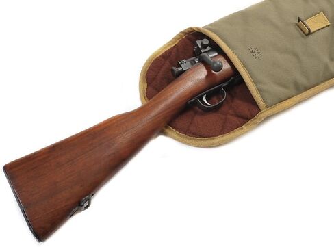 World War Supply WW2 Padded Rifle Case Marked JT&L 1942 fits Springfield M1903 and M1 Garand in Saudi Arabia