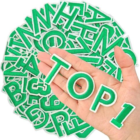 40 Pieces Blue Iron on Numbers Patches, Numbers 0-9 Applique for Clothes, Dress, Hat, Socks, Jeans, DIY Accessories in Kuwait