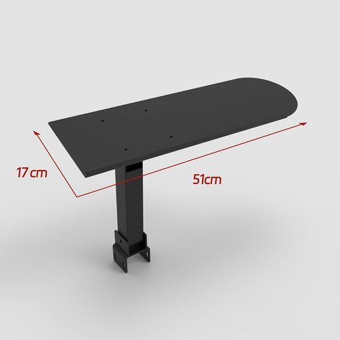 azracing CS-Pro/SV-R دعامة لوحة مفاتيح لقمرة القيادة للسباق، مادة فولاذية عالية الكربون 360 درجة قابلة للتعديل ومريحة لكرسي لوحة المفاتيح in Kuwait