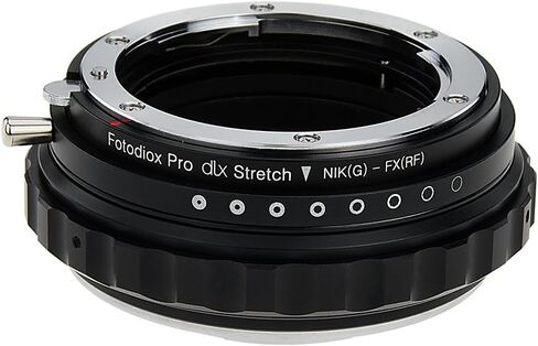محول تركيب عدسة ممتدة من Fotodiox DLX - متوافق مع عدسة Nikon Nikkor F Mount G-Type D/SLR لجسم الكاميرا بدون مرآة من سلسلة Fuji X مع فلاتر هيليكويد وتركيز ماكرو ومرشحات مغناطيسية in Kuwait