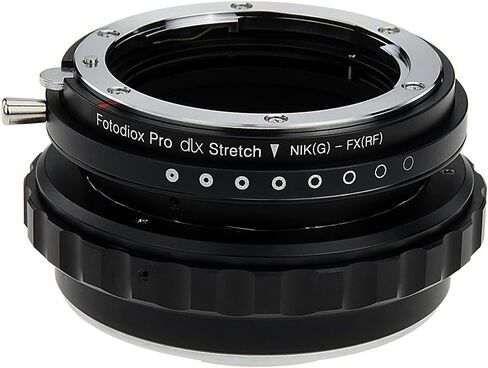 محول تركيب عدسة ممتدة من Fotodiox DLX - متوافق مع عدسة Nikon Nikkor F Mount G-Type D/SLR لجسم الكاميرا بدون مرآة من سلسلة Fuji X مع فلاتر هيليكويد وتركيز ماكرو ومرشحات مغناطيسية in Kuwait