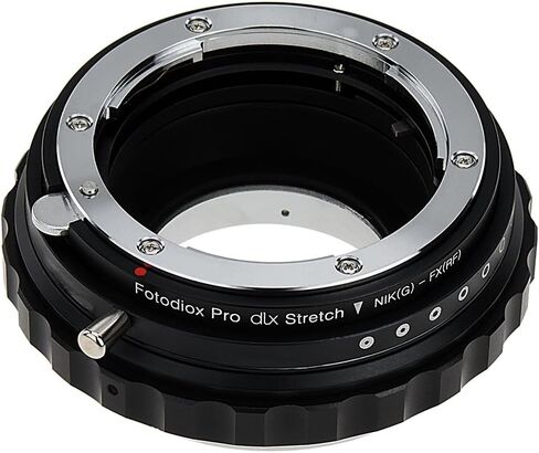 محول تركيب عدسة ممتدة من Fotodiox DLX - متوافق مع عدسة Nikon Nikkor F Mount G-Type D/SLR لجسم الكاميرا بدون مرآة من سلسلة Fuji X مع فلاتر هيليكويد وتركيز ماكرو ومرشحات مغناطيسية in Kuwait