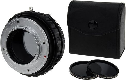 محول تركيب عدسة ممتدة من Fotodiox DLX - متوافق مع عدسة Nikon Nikkor F Mount G-Type D/SLR لجسم الكاميرا بدون مرآة من سلسلة Fuji X مع فلاتر هيليكويد وتركيز ماكرو ومرشحات مغناطيسية in Kuwait