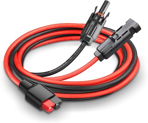 لوحة شمسية 10AWG إلى كابل موصل أندرسون، 10 أقدام، متوافق مع Goal Zero Yeti، Renogy، Jakcery، مولدات EnerPlex، المركبات الكهربائية، بطاريات UPS، عربات الجولف التخزين، الرافعات الشوكية in Kuwait