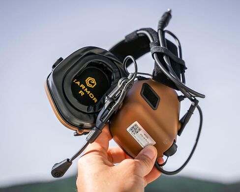 EARMOR M32 PLUS Upgrade Tactical Headset With MIC And U-174 Connector, Range Shooting Ear Protection Electronic Earmuffs in Saudi Arabia
