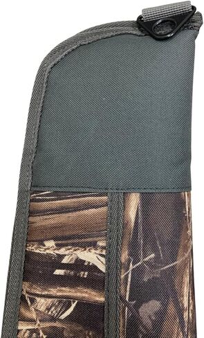Benelli Ducker Pro 53 بوصة حافظة مسدس صيد الطيور المائية، Max-7 Camo، 600D PVC مدعوم، سحاب مقاوم للماء، حقيبة كبيرة الحجم وحزام حمل، مع حبال مبطنة in Kuwait