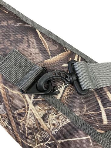 Benelli Ducker Pro 53 بوصة حافظة مسدس صيد الطيور المائية، Max-7 Camo، 600D PVC مدعوم، سحاب مقاوم للماء، حقيبة كبيرة الحجم وحزام حمل، مع حبال مبطنة in Kuwait