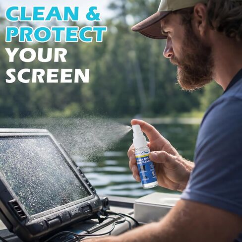 3 مجموعات سونار نظام تحديد المواقع مجموعة منظف الشاشة LCD خالية من الأمونيا مع قطعة قماش من الألياف الدقيقة للإلكترونيات النظارات الشمسية شاشات اللمس الدقة يعرض طقم التنظيف 1.5 أوقية in Kuwait