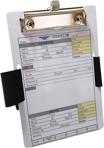 Flight Pad 6" - 3-in-1 Pilot Kneeboard with Plastic Clipboard | Compatible with Pad Mini 6 in Saudi Arabia