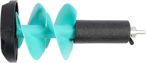50cm Electric Ice Fishing Auger, 8in Nylon Ice Drill Bit with Incisive Blades, Buoyant Design for Thin Ice Areas, 20.32cm Rotation Diameter, Aluminum Alloy, Cemented Carbide, in Saudi Arabia