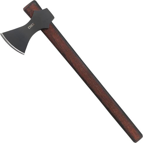 CRKT Freya Axe: Two Handed Outdoor Axe, Forged 1055 Carbon Steel Blade, Hickory Handle 2749 in Saudi Arabia