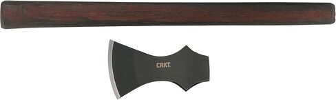 CRKT Freya Axe: Two Handed Outdoor Axe, Forged 1055 Carbon Steel Blade, Hickory Handle 2749 in Saudi Arabia