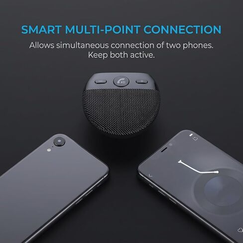 Hands-Free Car Speakerphone for Hyundai Tucson 2021 2022 2023, HD Voice Calling, Auto Power On Off, Sun Visor Clip Audio Device for Drivers and Vehicles in Saudi Arabia