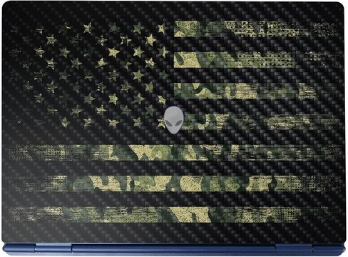 غلاف كمبيوتر محمول من ألياف الكربون متوافق مع Alienware 16/16X Aurora (2025) - سداسي حديث - غطاء لاصق واقٍ من الفينيل 3M ممتاز - سهل التطبيق | صُنع في الولايات المتحدة الأمريكية بواسطة MightySkins in Saudi Arabia