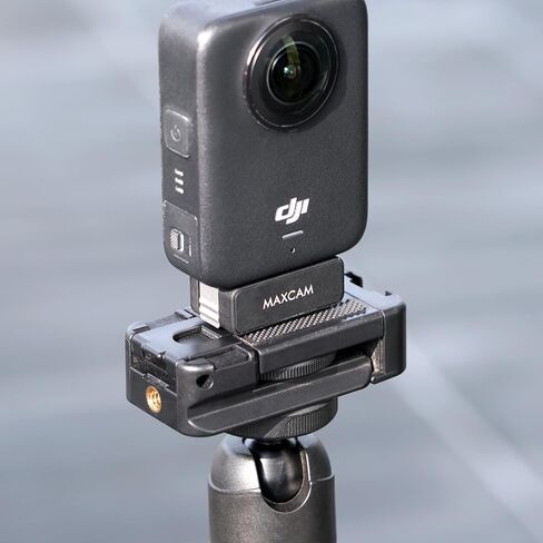 MAXCAM متوافق مع DJI Osmo 360 Nano Action 6 5 4 Pro قاعدة محول مغناطيسية سريعة الإصدار محول حامل ثلاثي القوائم سريع التركيب 1/4 بوصة ملحقات لولبية in Kuwait