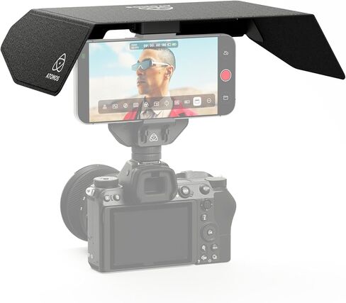 Atomos Ninja Phone Sunhood with Laminated Glass Fiber Sun Visor for HDR Viewing Experience and Outdoor Shooting (Black) in Saudi Arabia