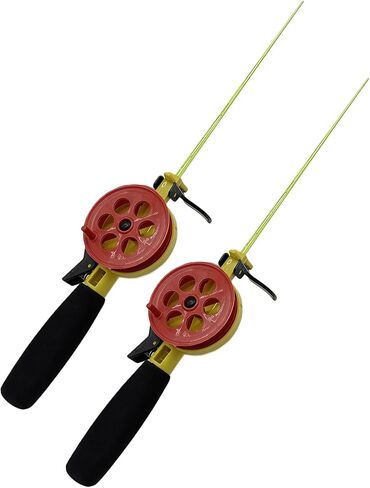 2pcs Ice Fishing Rod for Winter Fishing Scene Fit Various Fish Types Portable Construction High Sensitivity Rod in Saudi Arabia