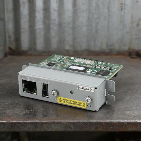 Ethernet Interface Module C32C881008 UB-E04 Print Server, 10/100Mbps Fast Ethernet Adapter Compatible with T88VI T88V T70II U220 H6000 in Saudi Arabia