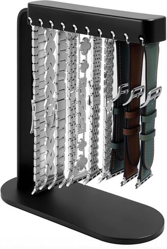 Watch Band Holder Organizer for Apple Watch,Iron Body & Silicone Groove,Smart Strap Silicon Watch Band Rack Display for Apple in Saudi Arabia