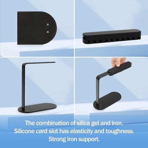 Watch Band Holder Organizer for Apple Watch,Iron Body & Silicone Groove,Smart Strap Silicon Watch Band Rack Display for Apple in Saudi Arabia