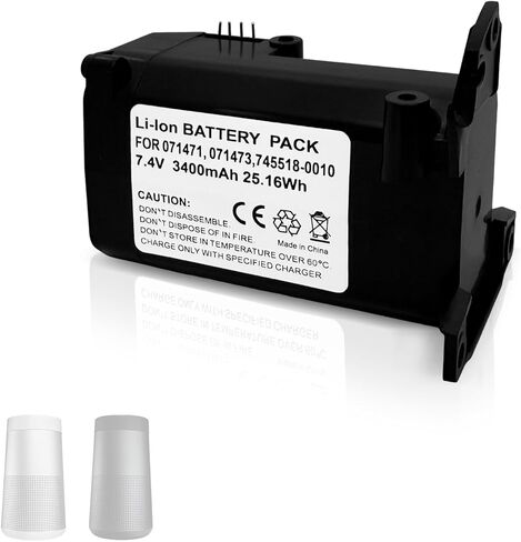 استبدال بطارية Bose 071471، 071473، 745518-0010، إلخ. متوافق مع مكبر صوت بلوتوث محمول Bose Soundlink Revolve 739523-1110، 739523-1310، إلخ. in Saudi Arabia