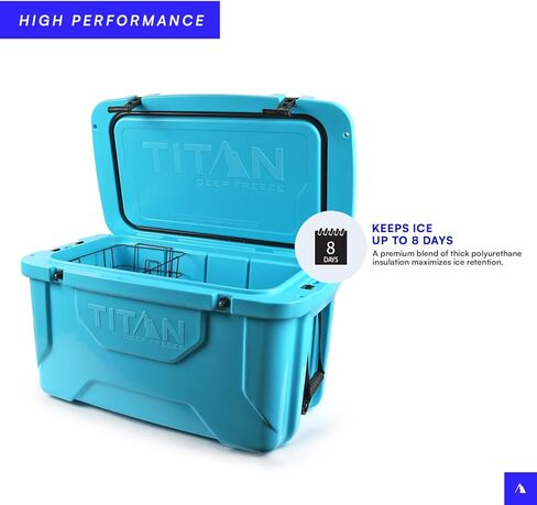 Titan Hard Ice Chest Cooler Roto Cooler with Microban Protection and Deep Freeze Insulation in Saudi Arabia