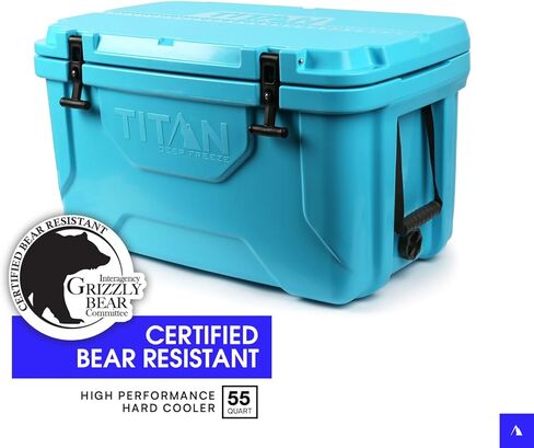 Titan Hard Ice Chest Cooler Roto Cooler with Microban Protection and Deep Freeze Insulation in Saudi Arabia
