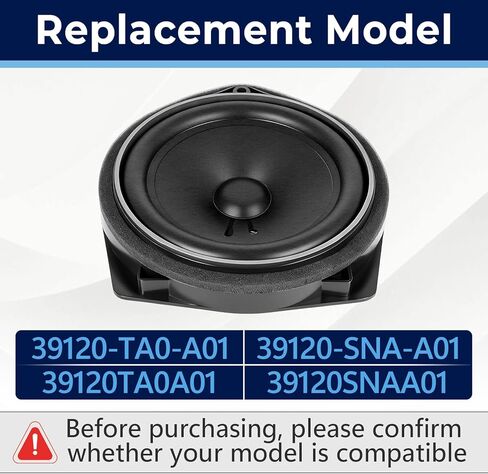 2 قطعة 39120-SNA-A01 39120-TA0-A01 مجموعة سماعات الباب الأمامي متوافقة مع Honda Civic، Accord، CRV، Odyssey، Pilot 2008-2025، استبدال 39120TA0A01، 39120SNAA01، VEC00208، VEC00209 in Saudi Arabia
