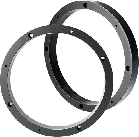 6.5 Speaker Spacer,Round Solid Car Door Speaker Rings,Universal 6 1/2 Vehicle Speakers Ring Spacers 0.69'' Depth Black Horn Gasket Mount Bracket,Vibration Rattle Blocker Seal Kit in Saudi Arabia