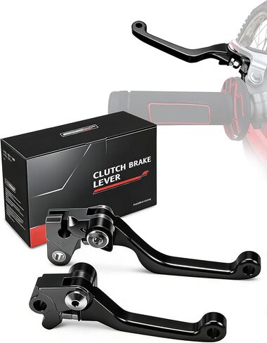 JFG RACING Dirt Bike Clutch Lever,Motorcycle Billet Pivot Foldable Clutch Brake Lever for CR80R 98-07/CR85R 98-07/CRF150R 07-25/CR125R 92-03/CR250R 92-03/CRF450R 02-03/XR650R 00-06 - Black in Saudi Arabia