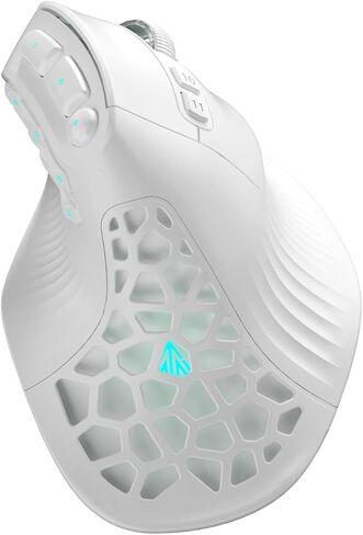 SOLAKAKA E9 Vertical MMO Gaming Mouse,24800 DPI,Tri-Mode Ergonomic Wireless Mouse with 10 Side Buttons,RGB Mouse for PC/Mac Black in Saudi Arabia