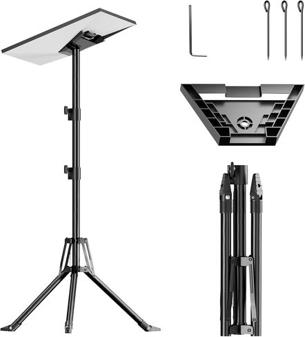 Starlink Gen 3 Stand, 0-180° Angle & Height Adjustable Tripod Mount | Compatible with Starlink Gen 3, Standard 4 & 4X, Heavy-Duty Foldable Design with Ground Nail for RV & Outdoor Camping in Saudi Arabia