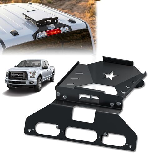 Starlink Mini Mount for Ford F150 2015+, Third 3rd Brake Light Cab Mount, Starlink Mini Accessories for F250-F550 2017+, Four-Sided/Rubber Protection, Magnetic Mounting Kit in Saudi Arabia