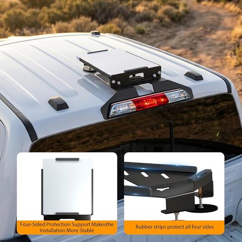 Starlink Mini Mount for Ford F150 2015+, Third 3rd Brake Light Cab Mount, Starlink Mini Accessories for F250-F550 2017+, Four-Sided/Rubber Protection, Magnetic Mounting Kit in Saudi Arabia