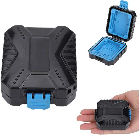 Memory Card Case, Protective Holder with Soft Pad for SD TF MSD CF Cards, Lightweight Sturdy Travel Storage in Saudi Arabia