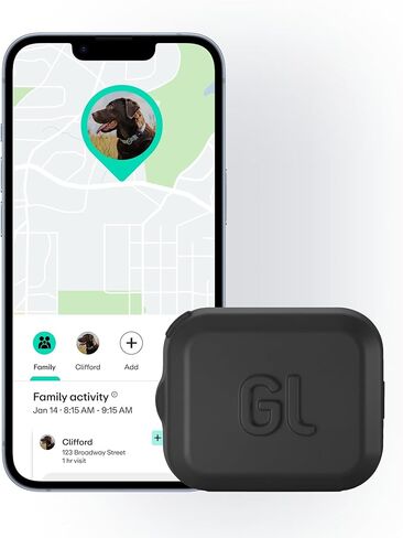 Greenlight Safe Pets - GPS Tracker for Dogs with Escape Alerts | Water Resistant Silicone Case, Safe Zone Alerts, Up to 30-Day Battery Life | Subscription Required in Saudi Arabia