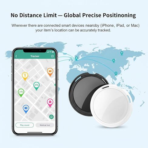 2 حزمة من أجهزة تعقب GPS للمركبات تعمل مع Find My (iOS فقط) في الوقت الحقيقي، أجهزة تعقب هواء السيارة الصغيرة، تغطية عالمية، تتبع محدد موقع السيارة المخفية، بدون رسوم شهرية، بدون اشتراك، لا يلزم وجود بطاقة SIM in Saudi Arabia