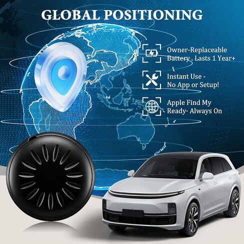 Mini GPS Tracker for Vehicles, 2026 New LED Tracking Device for Vehicles, Hidden Car GPS Tracker Device for Vehicles (iOS), Real-Time Car Tracker Device No Subscription No Monthly Fee for Car, Trucks in Saudi Arabia