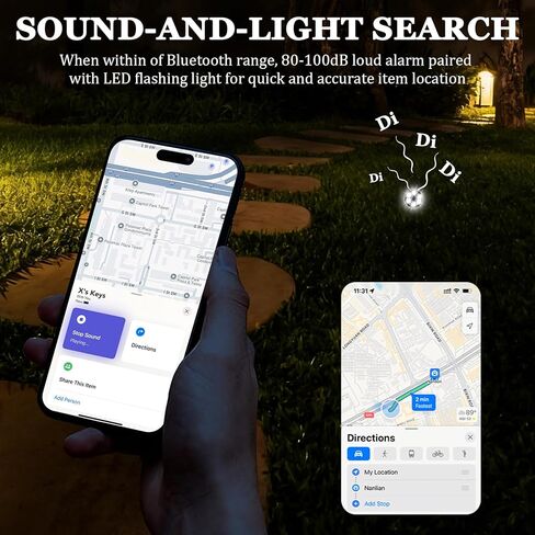 Mini GPS Tracker for Vehicles, 2026 New LED Tracking Device for Vehicles, Hidden Car GPS Tracker Device for Vehicles (iOS), Real-Time Car Tracker Device No Subscription No Monthly Fee for Car, Trucks in Saudi Arabia