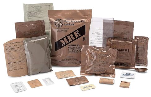 U.S. Meals Ready to Eat (Variety Pack of 12) – Nutritional Emergency Food Rations 2025 or Better - Freeze Dried Food w/Flameless Heater, Entree,& More - MRE Kit for Emergency Survival, Hunting, & More in Saudi Arabia