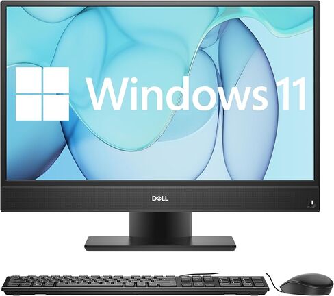 Dell OptiPlex 5260 All-in-One Windows 11 Pro Computer Desktop PC, 21.5in AIO FHD(1920x1080), Intel Core i5-8500, 8GB RAM, 256GB SSD, WiFi, Bluetooth, Keyboard & Mouse(Renewed) in Saudi Arabia